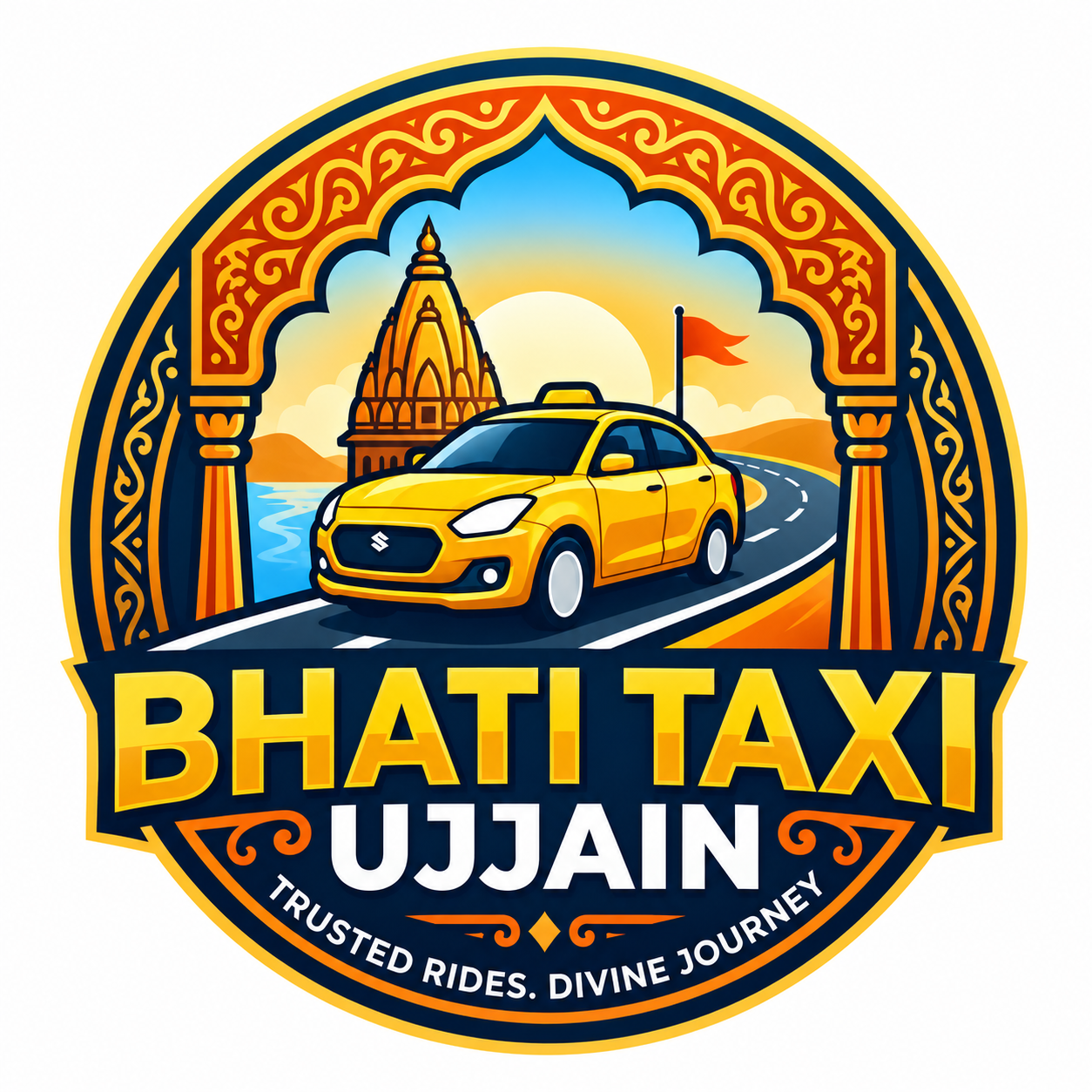 Bhati Taxi | Taxi Service in Ujjain Logo